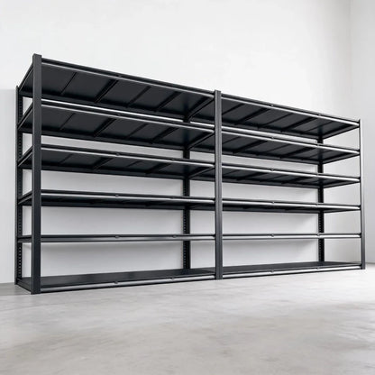 Industrial Garage Shelving, Heavy Duty Storage Shelves, Adjustable Metal Shelving for Basement Warehouse